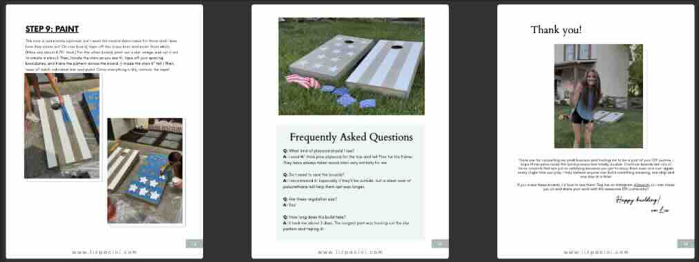 DIY Cornhole Build Plans