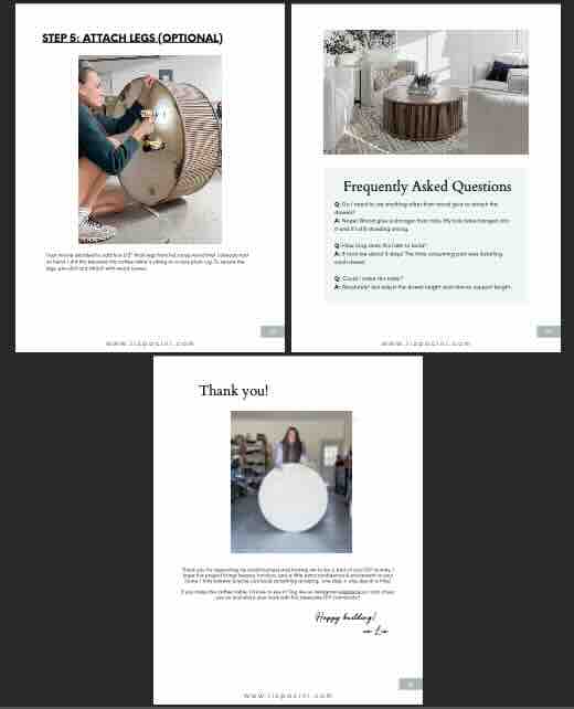 DIY Coffee Table Build Plans and Tutorial