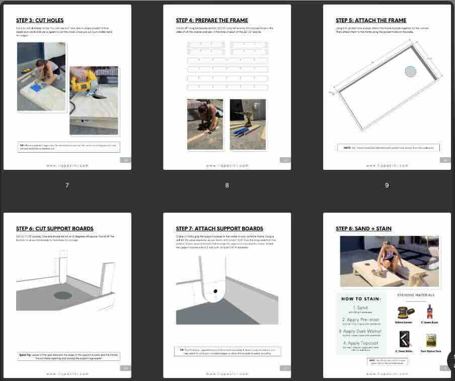 DIY Cornhole Build Plans